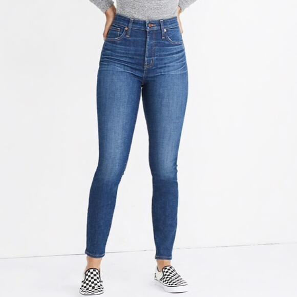 Madewell 10” High Rise Skinny Jeans 28T - Picture 1 of 7
